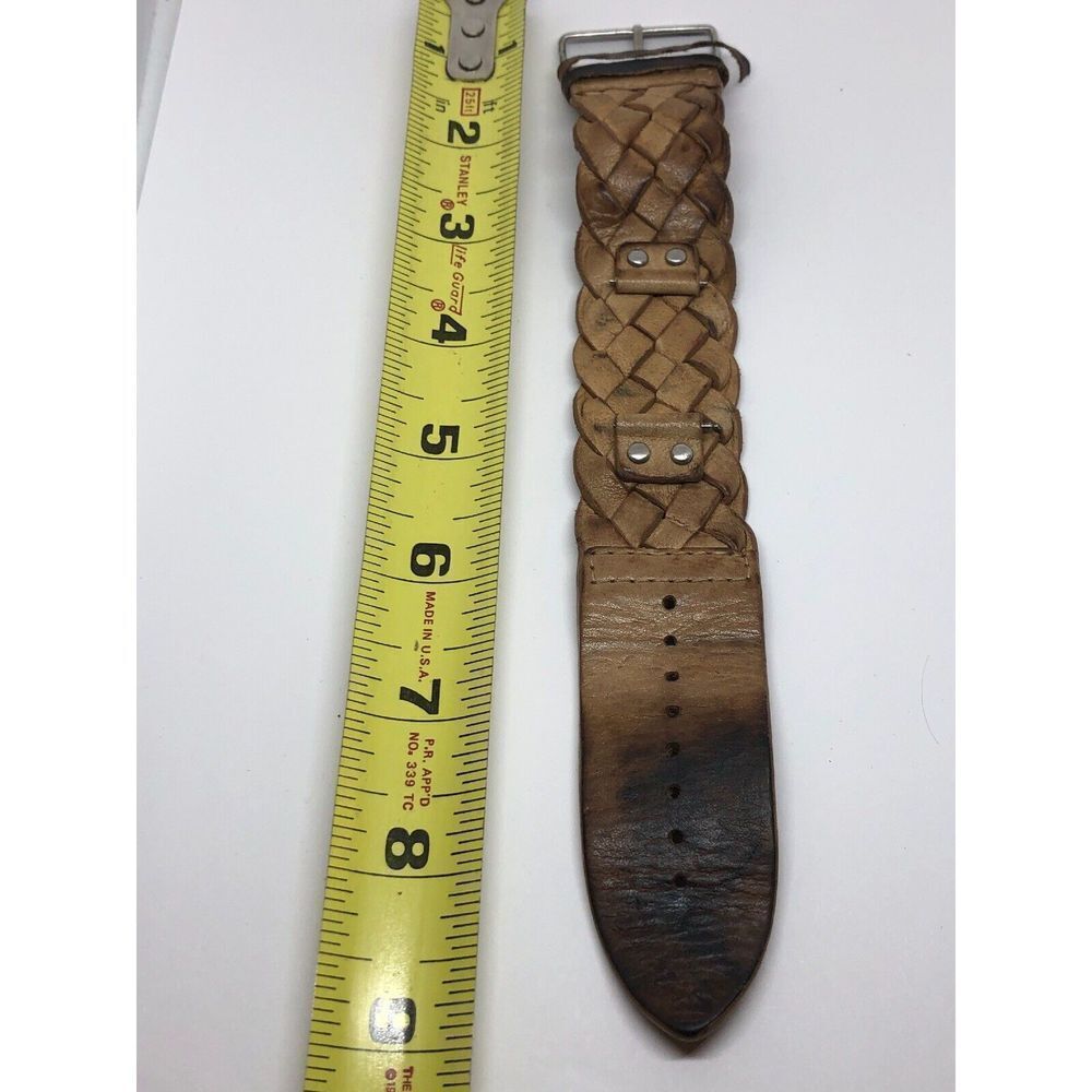 Authentic Fossil Genuine Leather Watch Full Band Use For Parts JR1292 L391